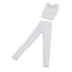 thumbnail image 1 of Figura De Mujer A Escala 1/12 Chaleco Y Pantalones Accs Para Figuras De Acción Femeninas De 6 Pulgadas Blanco, 1 of 3