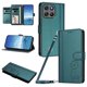thumbnail image 1 of Funda Cartera Trébol para Motorola Moto G57 con Ranuras Tarjetas y Carga Inalámbrica Verde oscuro, 1 of 6