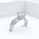 thumbnail image 4 of Anillo de Compromiso, Solitario con detalles en Circonitas Pavé, Talla 8, Plata 925, 4 of 6