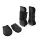 thumbnail image 2 of 2 pares de botas de pierna de caballo Juego de envolturas protectoras de patas delanteras traseras Negro, 2 of 3