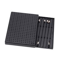 Magideal - Modelo De Soporte De Pulverización De Aerógrafo, Base De Soporte De Pintura, Con Clips, Herramientas De Modelado De Hobby, Soporte De Base De Clip De