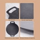 thumbnail image 2 of 1pc, BBQ Grill Pan With Two Hanging Ears, Oil Frying Baking Pan, Non-stick Induction Cooker Cooking Grilling Pans, BBQ Tools, BBQ Accessories, Grill Accessories, 2 of 4