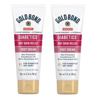 Crema Para Pies Gold Bond Ultimate Para Piel Seca Para Diabéticos, 100 Ml X2