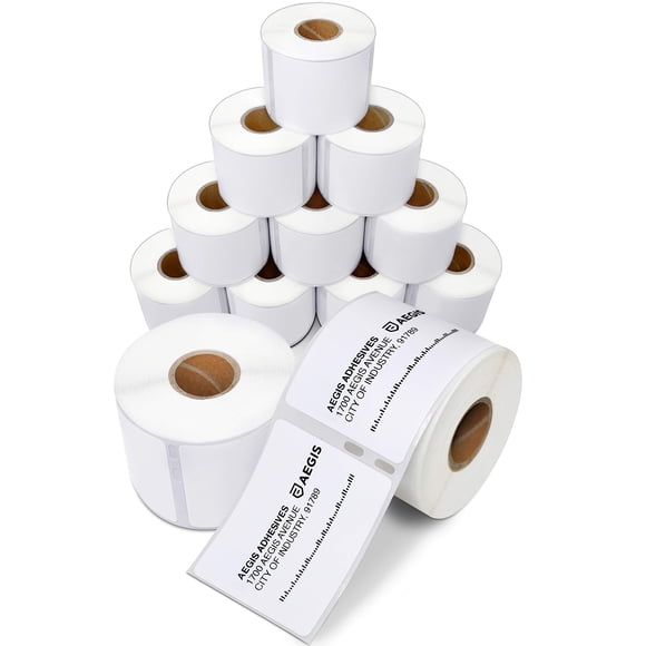 Etiquetas Aegis Adhesives 54 x 70 mm 3840 unidades/paquete