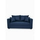 thumbnail image 2 of Sofa 2 Cuerpos Aurelia Tela Azul, 2 of 5