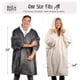 thumbnail image 2 of Sudadera manta con capucha extragrande Trekki de fleece y sherpa con cierre, 2 of 8