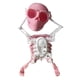 thumbnail image 1 of Juguete De Cuerda De Hombre Esqueleto Bailando Creativo Para Decoración Del Hogar Regalo De Cumpleaños Para Niños Rosa Blanco 22cm, 1 of 5