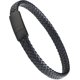 thumbnail image 1 of Pulsera LUXAR de Cuero Negra para Hombre – Talla Media, 1 of 8