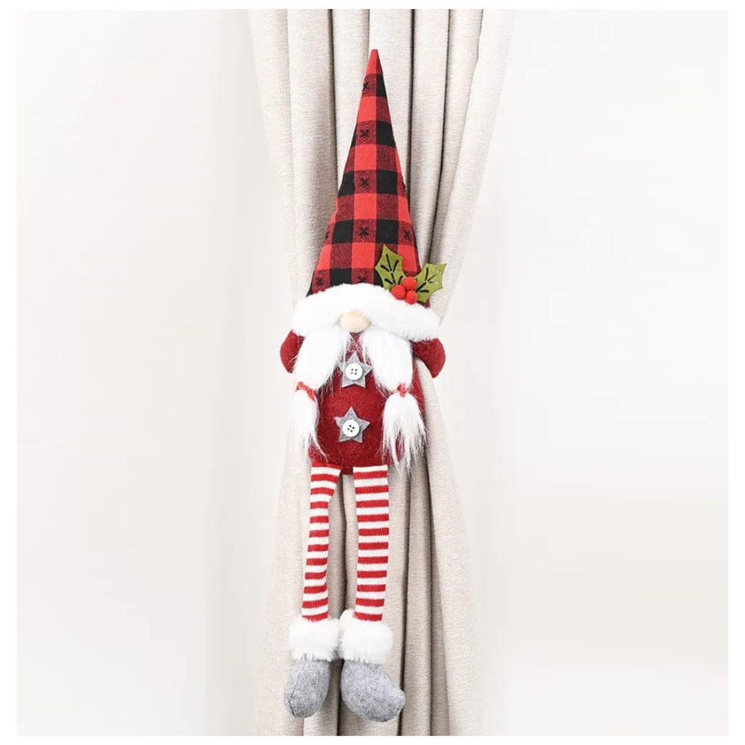 Oem - Muñeco Adorno De Navidad Tapador De Cortina Pascuero