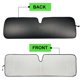thumbnail image 3 of Protector Solar para Parabrisas ROMASO Jeep Wrangler 1997-2024 Bloqueo UV, 3 of 7