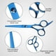 thumbnail image 3 of Juego de tijeras para cortar el cabello, tijeras para texturizar y entresacar, tijeras de peluquería, 3 of 6