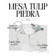 thumbnail image 2 of Mesa Redonda 80 cm Tulip Piedra - Blanco, 2 of 3