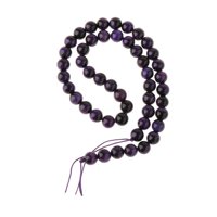 Bothyi - Cuentas Redondas De Piedra Premium, Delicadas, Duraderas, Prácticas Para Hacer Joyas, 8 Mm, Moradas, 47 Cuentas