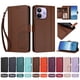 thumbnail image 4 of Funda Cartera Trébol para Xiaomi Redmi Note 17 Pro 5G con Ranuras Tarjetas y Carga Inalámbrica Marrón, 4 of 6
