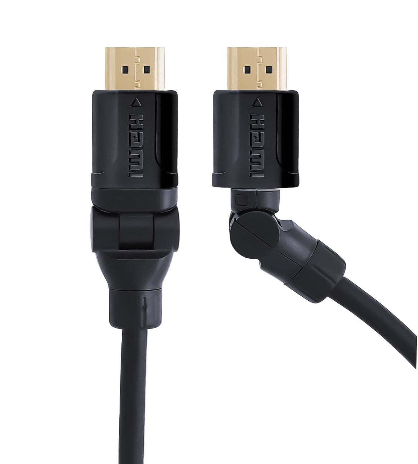 Gen - Cable Hdmi En Angulo Giratorio Led Lcd Bluray Hdtv Ps3 Multicolor