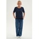 thumbnail image 4 of Polera Mujer Detalle Cuello Azul, 4 of 4