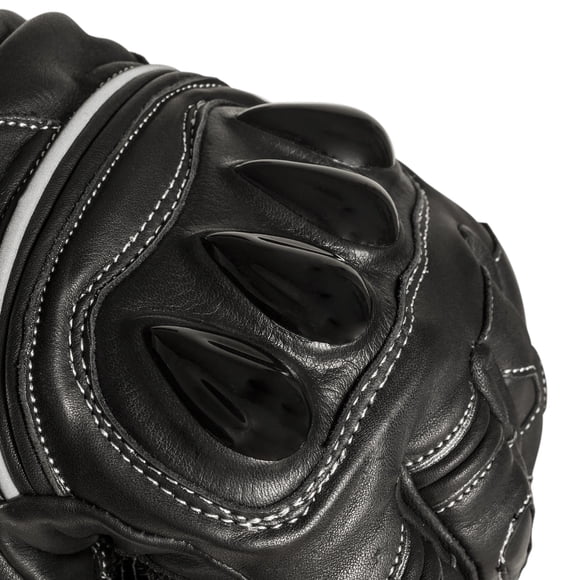 Guante Cuero Natural Térmico Moto, Negro, Impermeable. Horma Normal, no Chica. RESPEKT