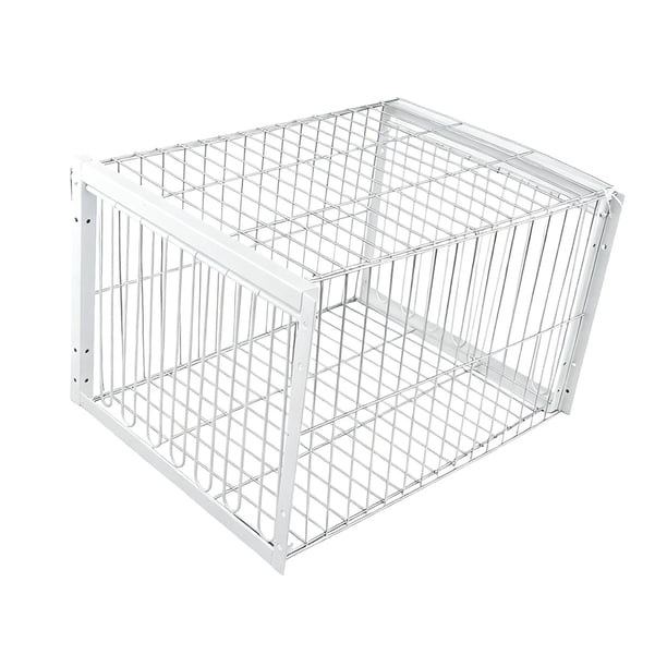 Puerta de entrada automática de una sola vía con jaula de hierro para automóviles, resistente, automática, para recolección de palomas en almacenes y 2 Entrada