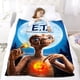 thumbnail image 5 of E.T., el Extraterrestre anti-pilling, suave, ligera, esponjosa y acogedora de lujo para hogar y cocina – Perfecta para niños y adultos,50X70cm, 5 of 6