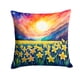 thumbnail image 1 of Almohada Decorativa Con Narcisos Coloridos 14x14, 1 of 6