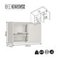 thumbnail image 3 of Mueble Organizador De Cocina 2 Puertas Blanco Moveli, 3 of 3