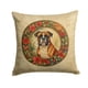 thumbnail image 1 of Cojín Caroline's Treasures Boxer Christmas 35 x 35 cm, 1 of 6