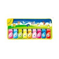 Total E-Commerce - Juguete Alfombra Musical 10 Teclas 7 Sonidos Azul Infantil