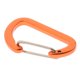 thumbnail image 3 of Mini Mosquetón De Aleación De Aluminio Para Exteriores En Forma De D, Cinta Exprés, Color Naranja Arenado, 3 of 5