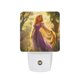 thumbnail image 1 of Enredados: Cabello Largo Luz nocturna LED con sensor de anochecer a amanecer para dormitorio, baño, pasillo, escaleras - Lámpara LED nocturna de enchufe, 0.5W - 1 pieza, 1 of 6