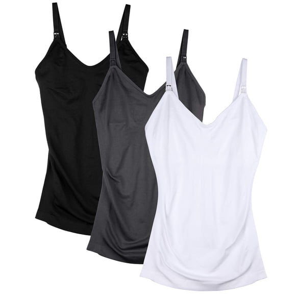 Camiseta sin mangas de lactancia DAISITY con tirantes ajustables