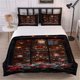 thumbnail image 1 of 3pcs Christmas Window Decoration Themed Bedding Set Duvet Cover and Pillowcase Set Soft and Comfortable for All Seasons, 1 of 5