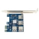 thumbnail image 1 of PCI-E PCIe 1 A 4 PCI Express PCI E 16X Ranuras Tarjeta Vertical Tarjeta Multiplicadora, 1 of 5