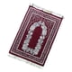 thumbnail image 1 of Alfombrilla De Oración Musulmana Rectangular Con Patrón De Flores Para Fiesta Interior Al Aire Libre Rojo Oscuro, 1 of 5