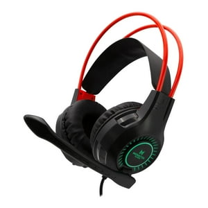 Monster Games - Audifonos Gamer Jack 3.5 Usb Pc Rgb Negro Trap