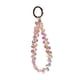 thumbnail image 3 of Llavero Con Cuentas, Pulsera, Llavero Para Estuche De Auriculares, Accesorios Para Coche, Bolso, Transparente, Rosa, 3 of 5