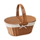 thumbnail image 1 of Cesta De Picnic De Ratán Sintético Cesta De Frutas Tejida Para Bocadillos Sándwiches Estilo Parque A, 1 of 5