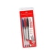 thumbnail image 1 of Boligrafo Trilux Punta Media Rojo Azul Negro 3 Unidades 1mm Faber Castell, 1 of 2