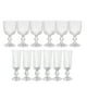 thumbnail image 1 of Set 12 Copas Talladas Lisa Vidrio Transparente, 1 of 3