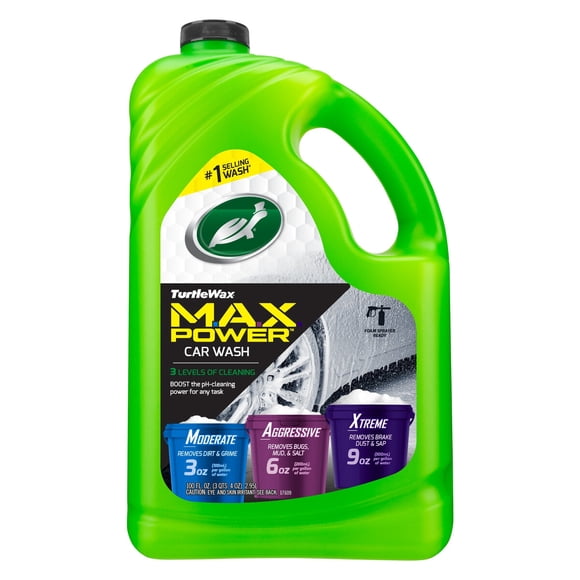 Shampoo Auto Turtle Wax MaxPower 3 Niveles 2,95L Laquido