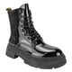 thumbnail image 2 of Botín New Walk Militar Brillante Negro, 2 of 5