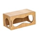 thumbnail image 3 of Túnel de hámster tubería de madera: conejillos de indias de túneles de túneles divertidos suministros para mascotas de carreras accesorios de jaula de 22x11x10cm, 3 of 5