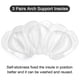 thumbnail image 2 of Plantillas para zapatos Dr. Foot's Arch Support para pies planos, 3 pares, 2 of 5