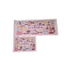 thumbnail image 2 of Alfombra para Cocina Pack de 2 Antideslizante 40x120x60x40cm Rosado, 2 of 3