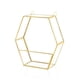 thumbnail image 1 of Estantería Retro Hexagon Dorado BVS, 1 of 3