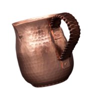 Magideal - Taza De Cobre, Jarra De Leche, Dispensador De Té, Vertedor De Leche Multifuncional, Vaporizador De Café Expreso Para Picnic, Camping, Hotel, Al Aire L 580Ml