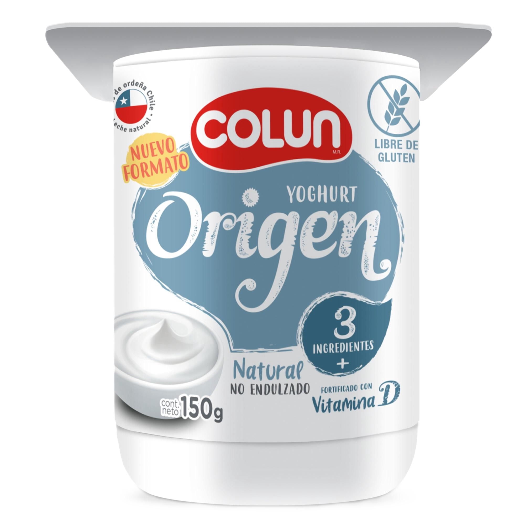 Yoghurt Origen Natural 150 g Colun
