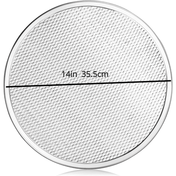 1pc, Restaurant-Grade Aluminum Pizza Baking Screen, Perfect For Pizzerias & Restaurants, Evenly Bakes Pizza & Shortens Bake Time! Seamless Aluminum Pizza Screen, Baking Tools, Kitchen Gadgets, Kitchen