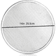 thumbnail image 3 of 1pc, Restaurant-Grade Aluminum Pizza Baking Screen, Perfect For Pizzerias & Restaurants, Evenly Bakes Pizza & Shortens Bake Time! Seamless Aluminum Pizza Screen, Baking Tools, Kitchen Gadgets, Kitchen, 3 of 3
