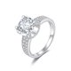 thumbnail image 1 of Anillos de Boda de Moissanita de 2 Quilates para Mujer Color D VVS1 Anillos de Promesa de Aniversario de Plata Esterlina 925 para Ella Talla 5-9, 1 of 7