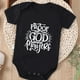 thumbnail image 1 of Cute "I'm Proof That God Answers Players" Print Romper For Summer, Funny Pregnancy Gift, Baby Boys And Girls Kids Clothes, 1 of 5